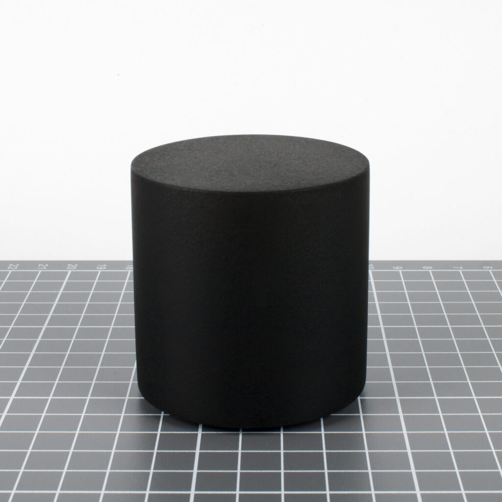 Round wooden base 6 cm height 